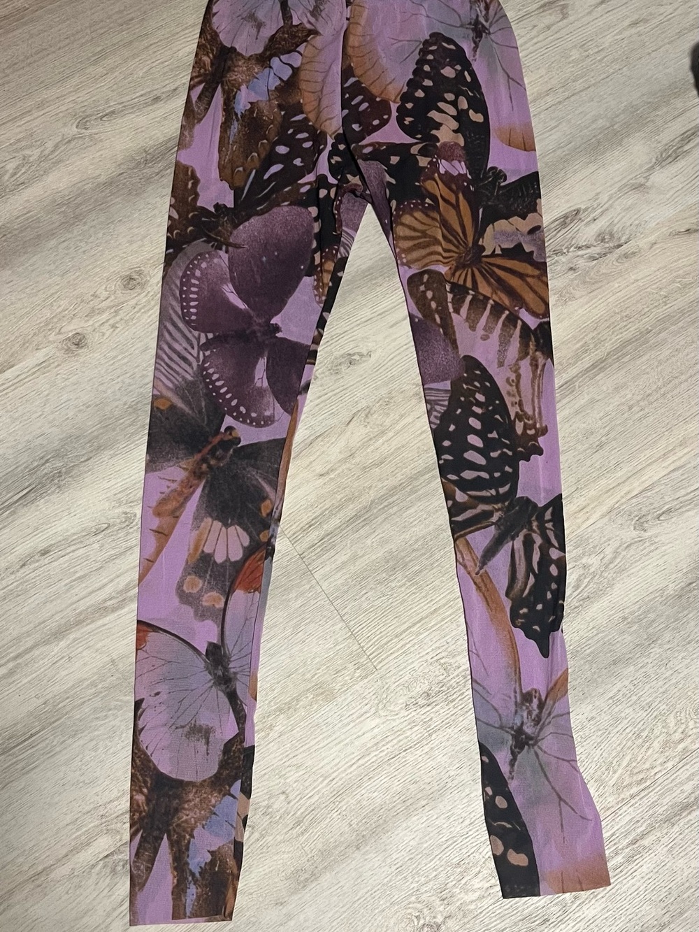 Vintage! Vivienne Tam Archival Butterfly Collage Print Leggings